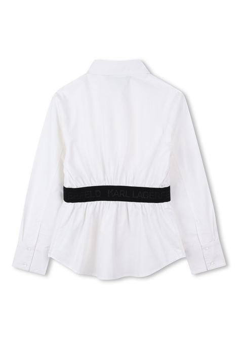 Camicia con logo KARL LAGERFELD KIDS | Z3058710P